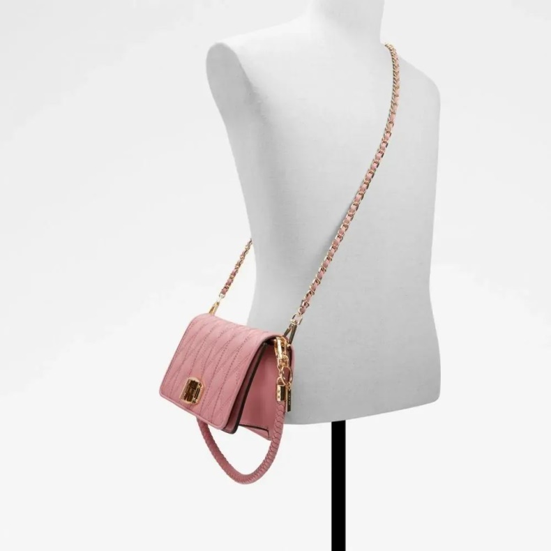 Moad Dame Håndtaske Skuldertaske Mode Lys Pink Aldo