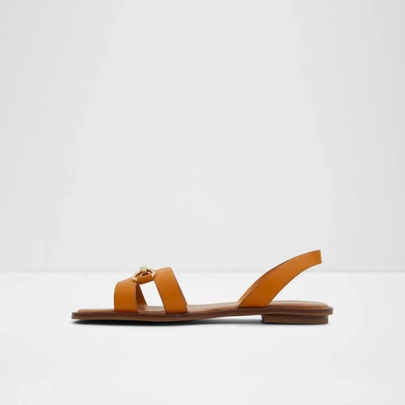 Medium Gul Odele Kvinders Slynge Tilbage Flad Sandal Aldo Mode