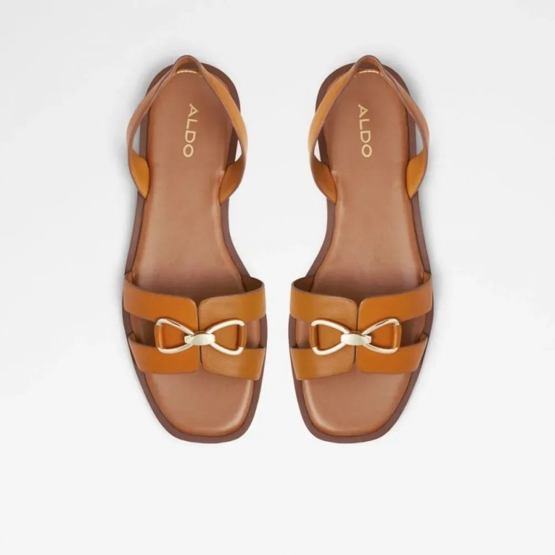 Medium Gul Odele Kvinders Slynge Tilbage Flad Sandal Aldo Mode