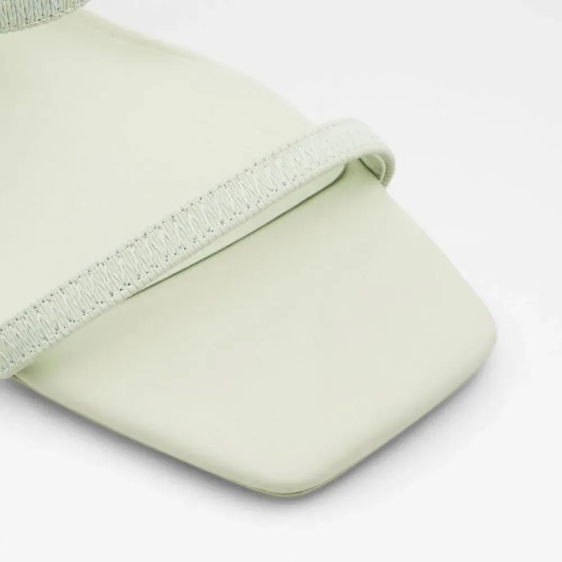 Aldo Okurr Sandal Med Stropper Og Hæle Til Kvinder I Lysegrøn Mode