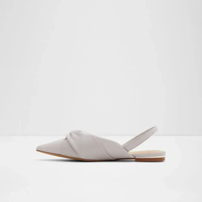 Aldo Mode Anden Grå Olly Kvinders Flade Muldyr Ballerina