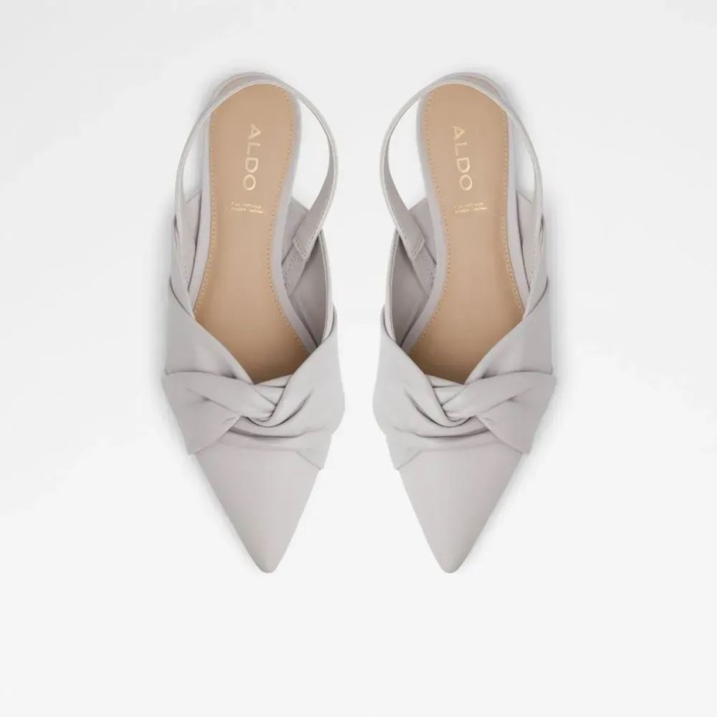 Aldo Mode Anden Grå Olly Kvinders Flade Muldyr Ballerina