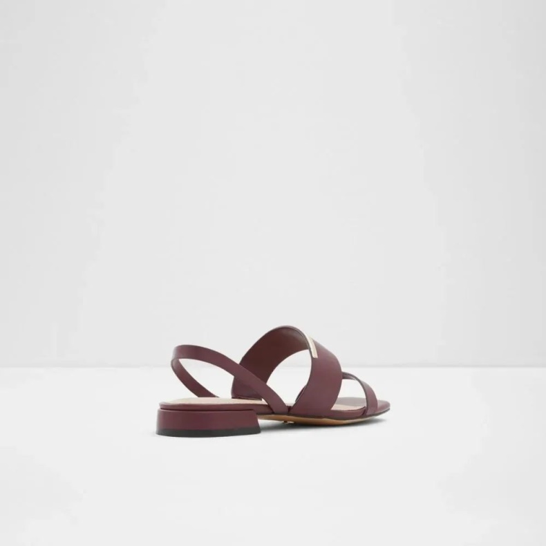 Bordo Aldo Fashion Onigohan Sandal Med Flade Hæle Til Kvinder