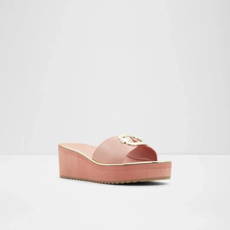 Mørk-pink Onayllan Dame Slide Strand Sandal Aldo Mode