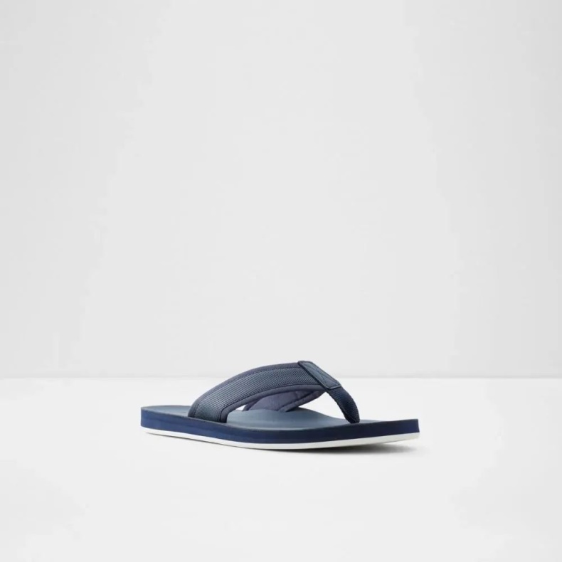 Aldo Fashion Orest Mænds Slip-on String Sandal Marineblå