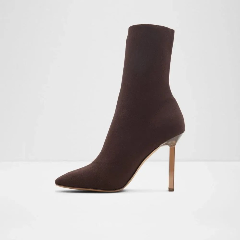 Mode Aldo Ovieda Ankelstøvle Med Lavt Skaft Til Kvinder Mørkebrun