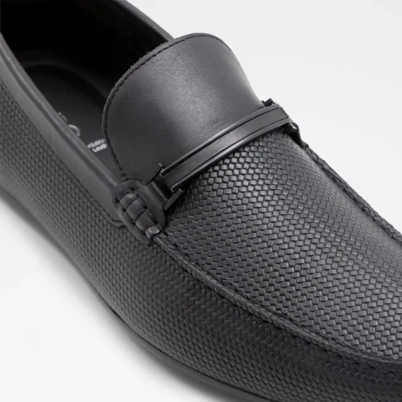 Aldo Fashion Sort Perez Loafer Sko Til Mænd
