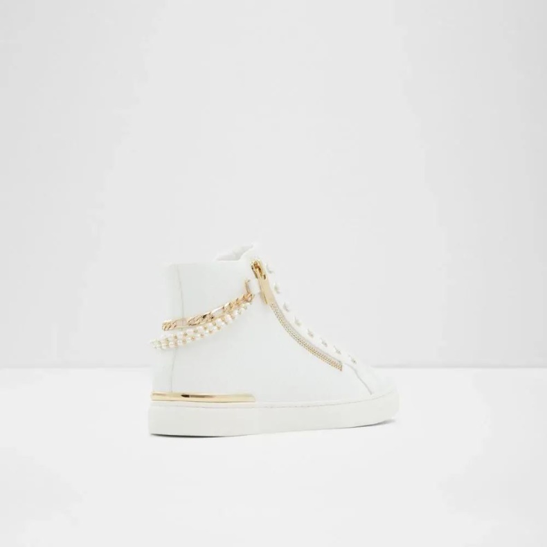 Perola Dame Høj Top Sneaker Aldo Mode Hvid
