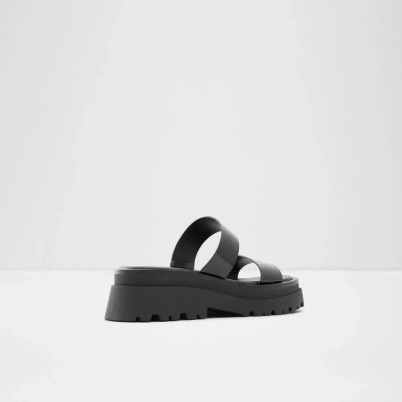 Aldo Fashion Sort Phelix Sandal I To Dele Til Kvinder
