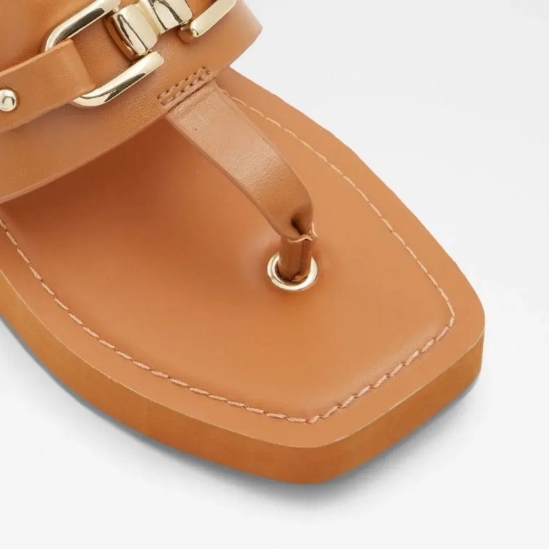 Aldo Mode Ved Poolen, Chunky Strandsandal Til Kvinder Mellembrun