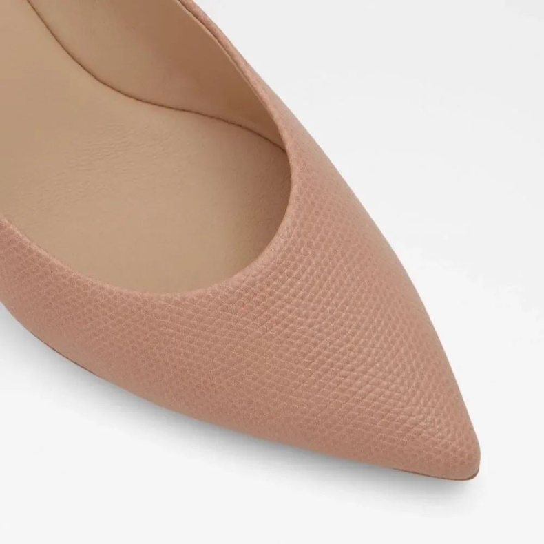 Polly Kvinders Mellemhælede Pumpemode Aldo Lys Pink