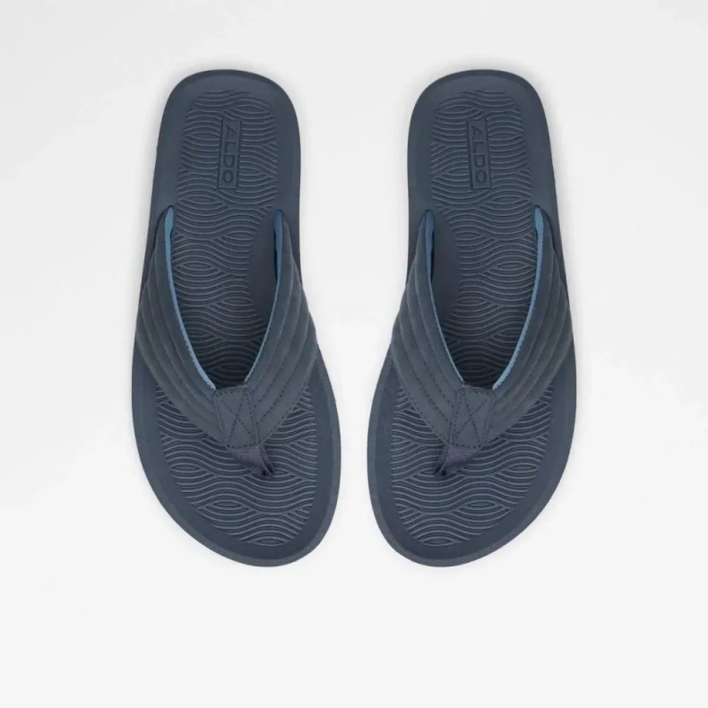 Aldo Proicien Flad String Sandal Til Mænd Marineblå Mode