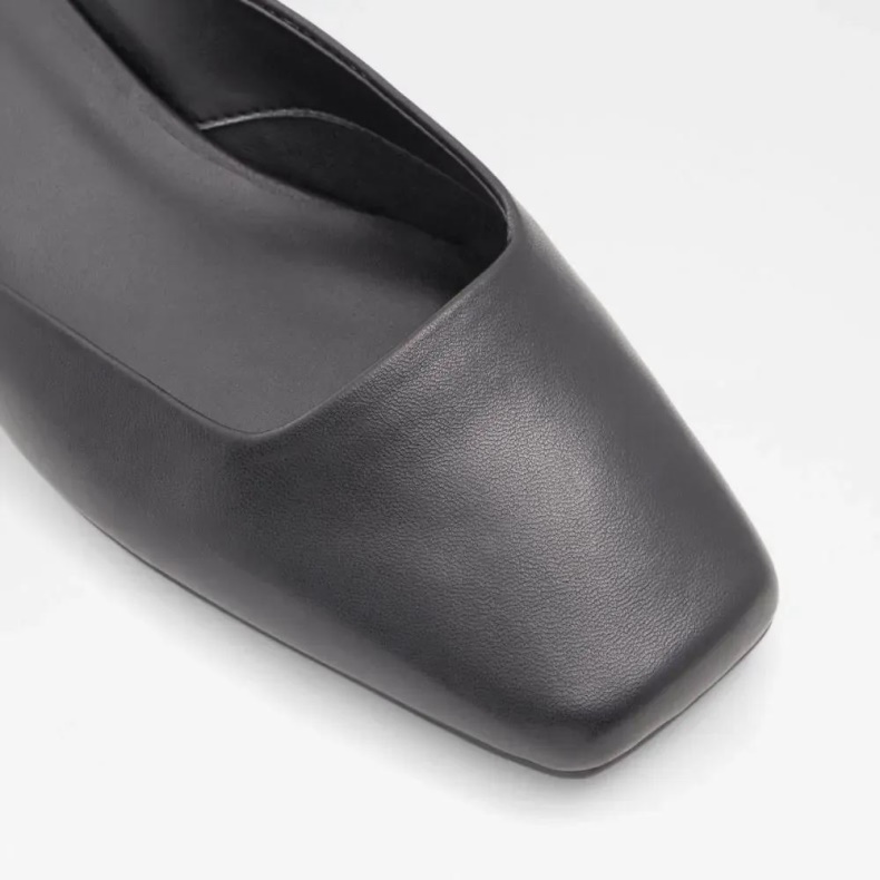 Mode Aldo Pridiaflex Kvinders Firkantet Tå Mule Sort