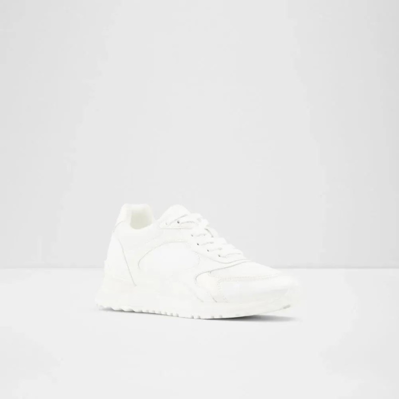 Praylian Dame Jogger Med Snørebånd, Hvid Aldo