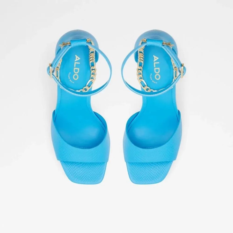 Prisilla Kvinders Ankelrem Med Hæle Sko Mode Lyseblå Aldo