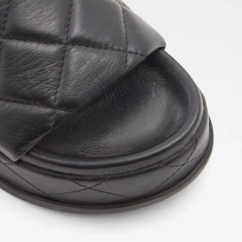 Aldo Fashion Rad Kvinders Wedge Slide Sandal Sort