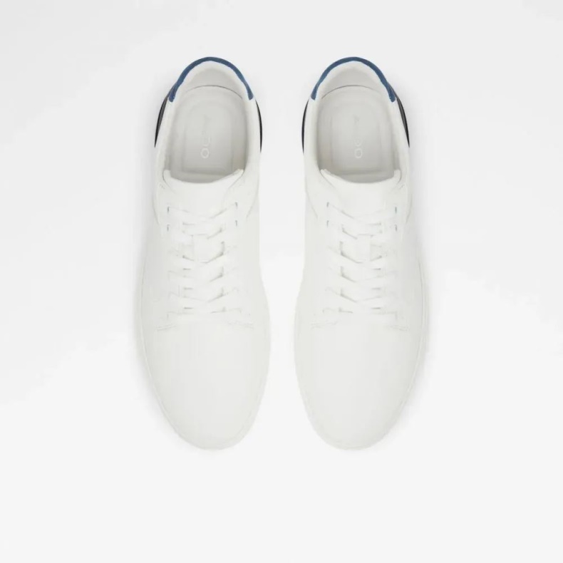 Fashion Aldo Anden Hvid Rigidus Lav Top Sneaker Til Mænd