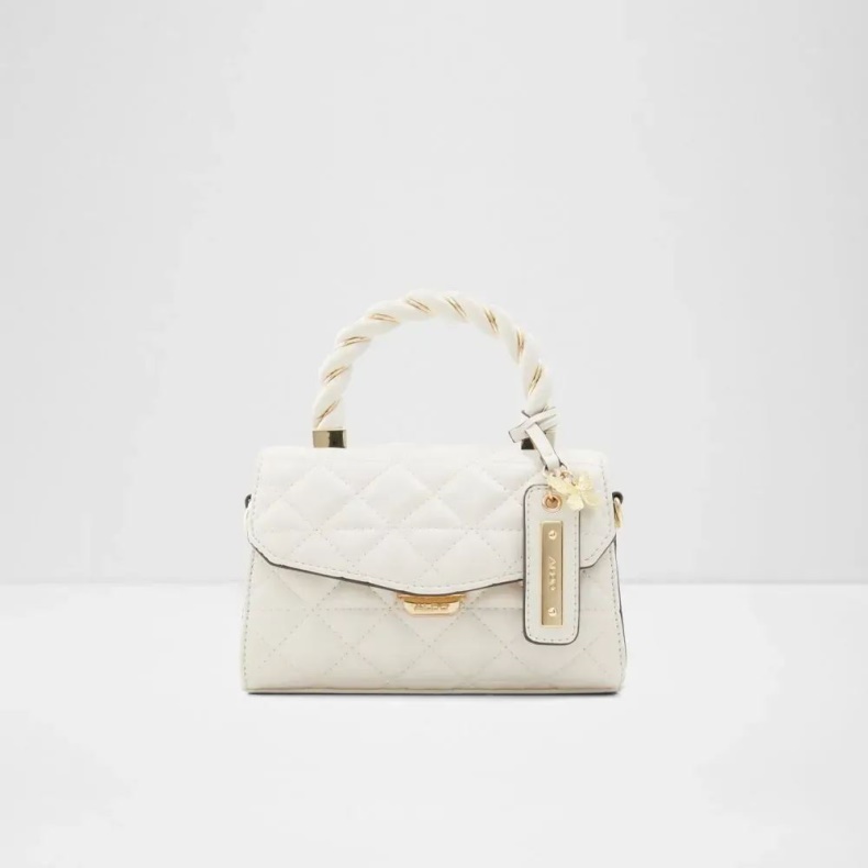 Fashion Bone Aldo Ribands Håndtaske Til Kvinder Med Tophåndtag