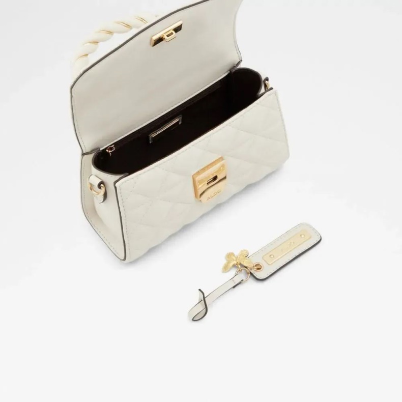 Fashion Bone Aldo Ribands Håndtaske Til Kvinder Med Tophåndtag