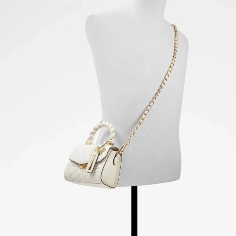 Fashion Bone Aldo Ribands Håndtaske Til Kvinder Med Tophåndtag