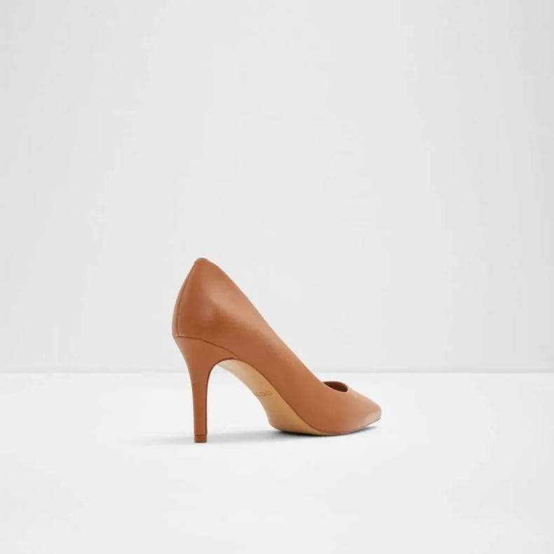Aldo Sereniti Dame Slip-on Pump Hæl Mellembrun Mode