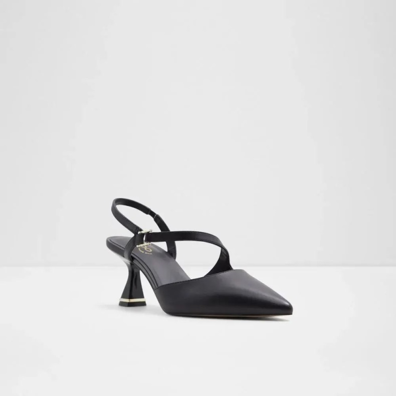 Sort Aldo Fashion Sevilla Sandal Med Slynge-back Til Kvinder
