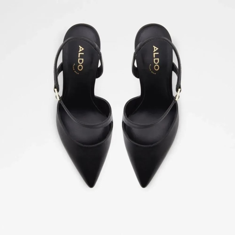 Sort Aldo Fashion Sevilla Sandal Med Slynge-back Til Kvinder