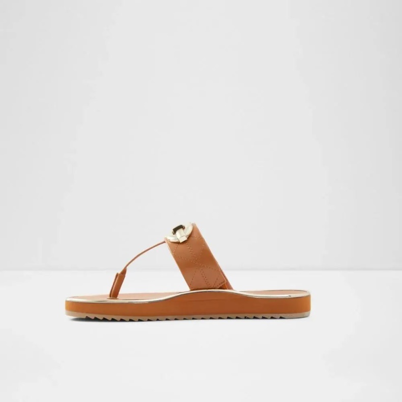 Mode Aldo Searene Kvinders G-streng Strandsandal Mellembrun