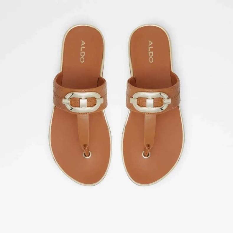 Mode Aldo Searene Kvinders G-streng Strandsandal Mellembrun