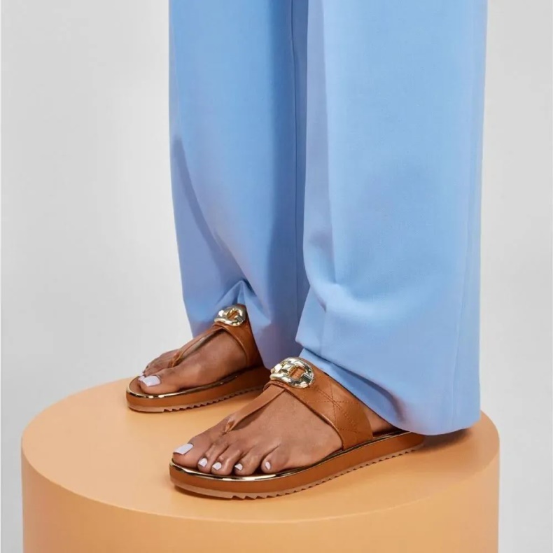 Mode Aldo Searene Kvinders G-streng Strandsandal Mellembrun