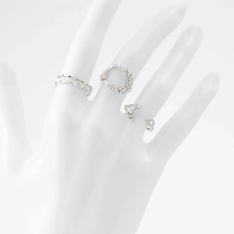 Mode Sølv/klar Multi Aldo Selam Tilbehørsring Til Kvinder