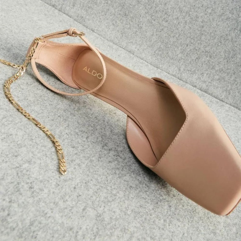 Bone Softie Kvinders Ankelrem Mid Blok Hæl Aldo Mode