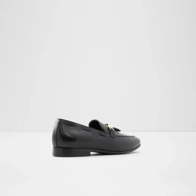 Sort Stokhid Herre Slip On Loafer Kjole Sko Fashion Aldo