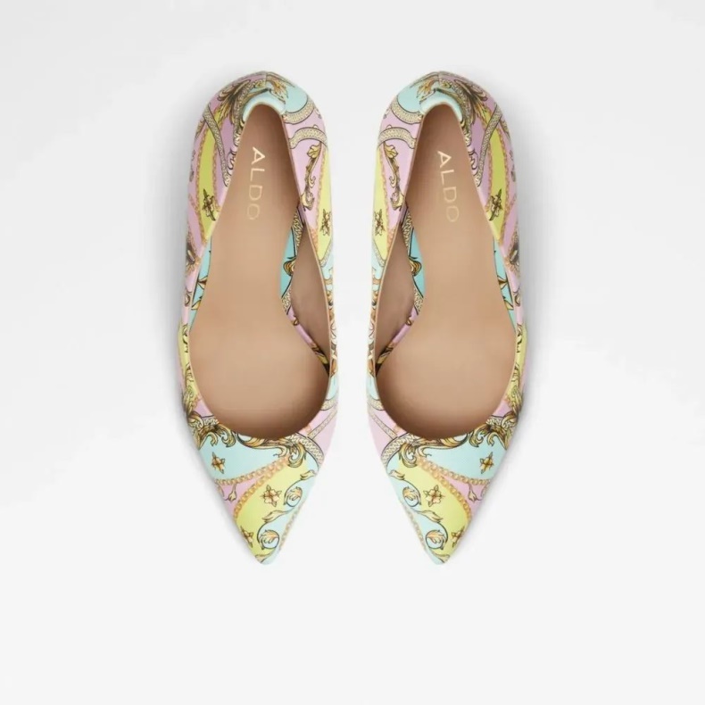 Fashion Aldo Bright-multi Stessy Højhælede Pumpe Til Kvinder