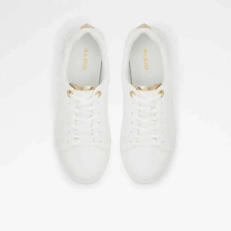 Hvid Mode Aldo Stormy Lav Top Sneaker Til Kvinder