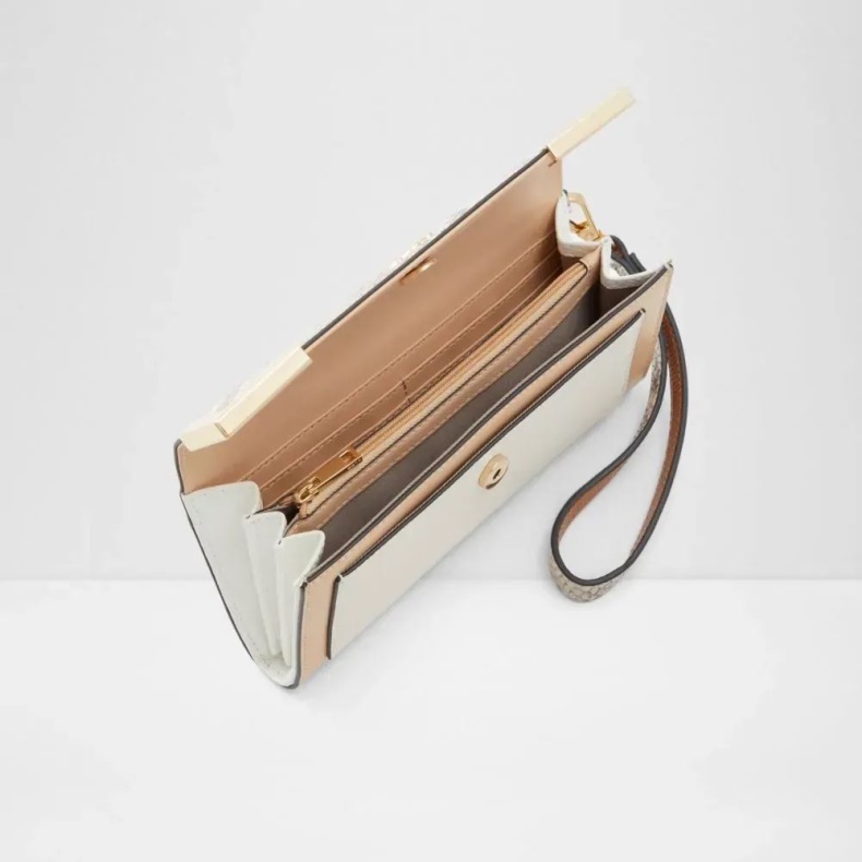 Aldo Aldo Fashion Taledeldar Kvinders Håndtaske Pung Bone Multi Fashion