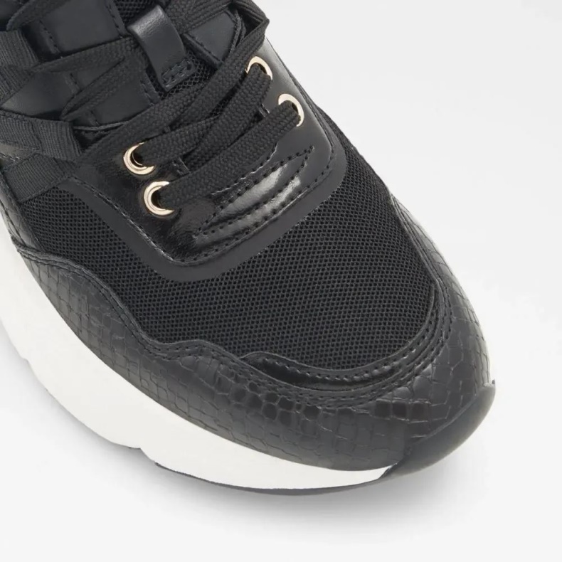Fashion Sort Aldo Thaliri Wedge Sneaker Til Kvinder