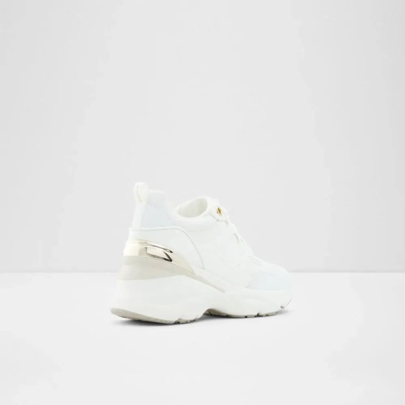 Hvid Mode Aldo Thaliri Lav Top Sneaker Til Kvinder