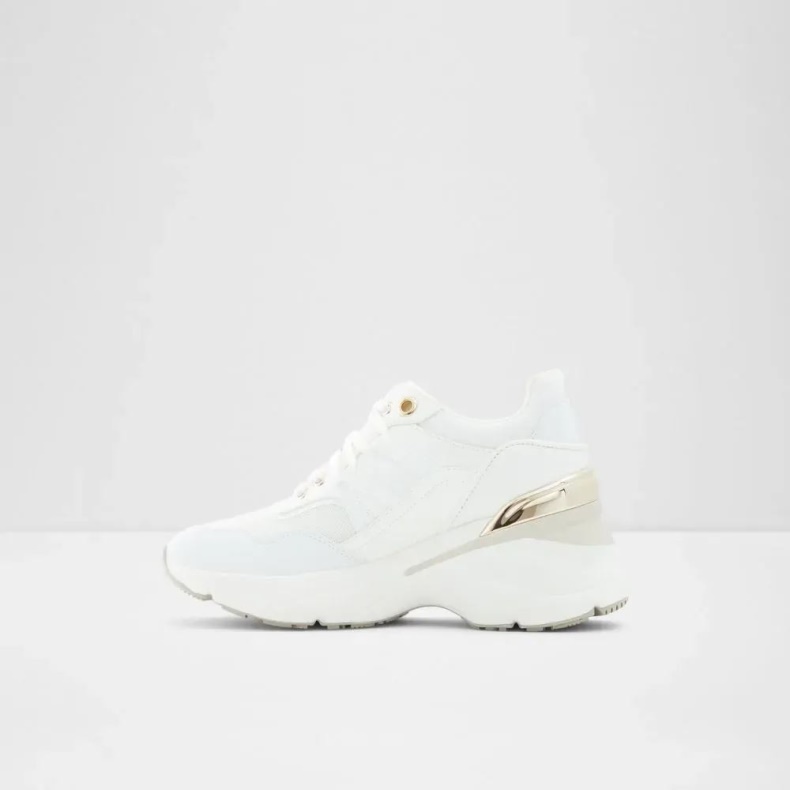Hvid Mode Aldo Thaliri Lav Top Sneaker Til Kvinder