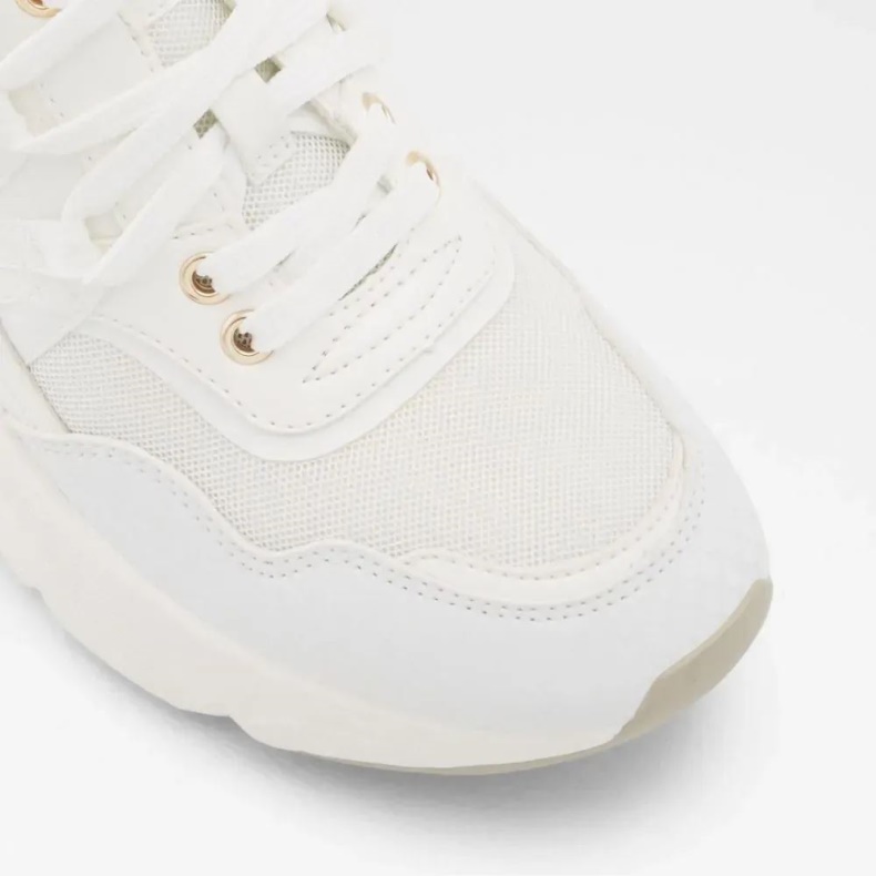 Hvid Mode Aldo Thaliri Lav Top Sneaker Til Kvinder