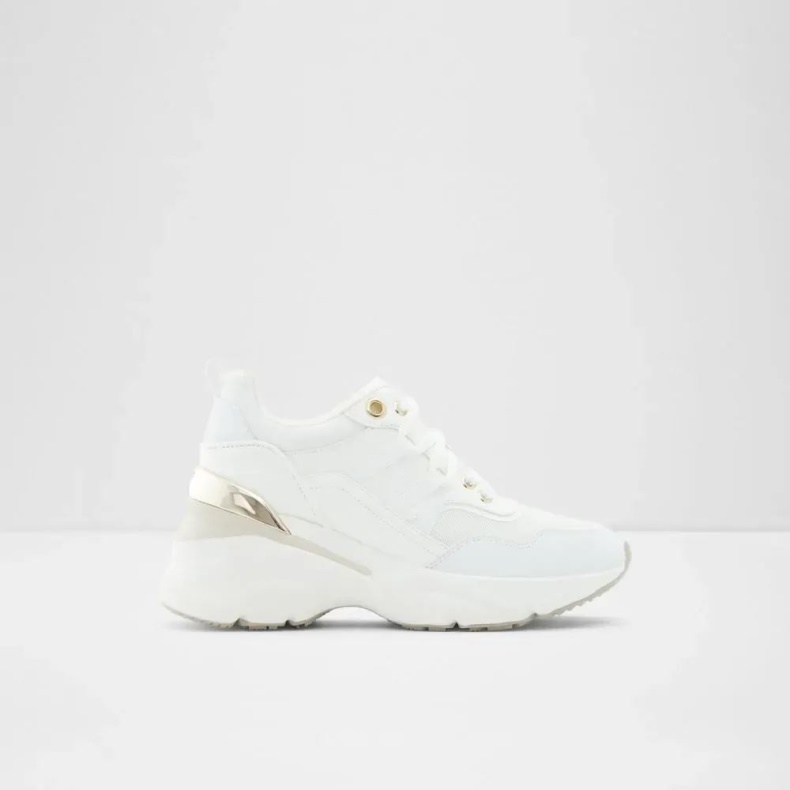 Hvid Mode Aldo Thaliri Lav Top Sneaker Til Kvinder