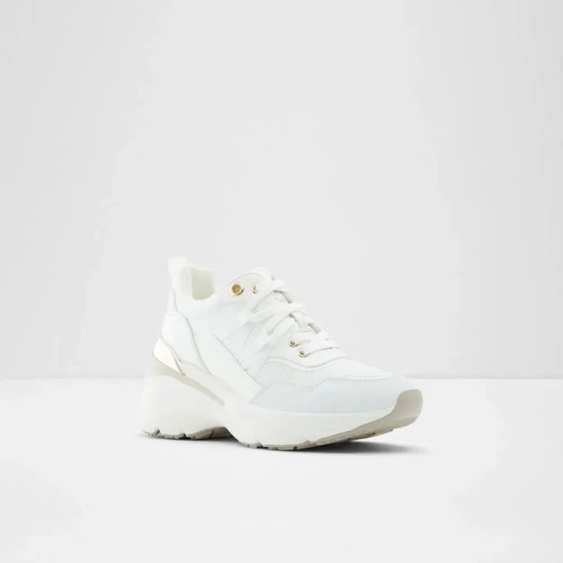 Hvid Thaliri Kvinders Wedge Sneaker Aldo Mode