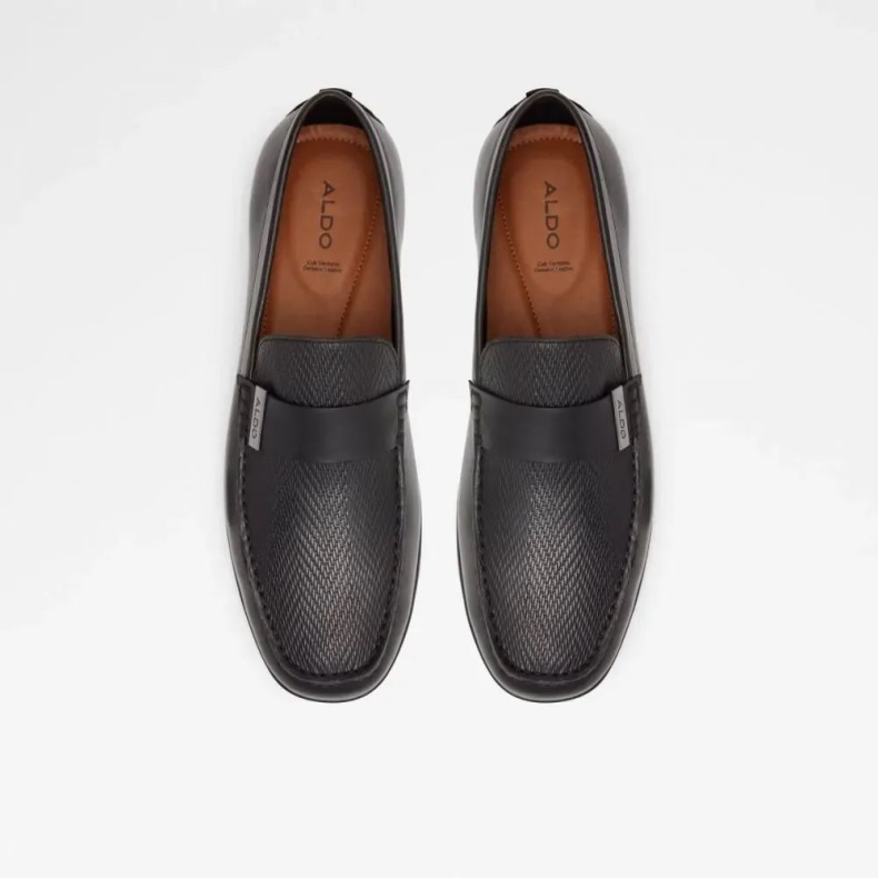 Aldo Fashion Sort Tourflex Køresko Til Mænd