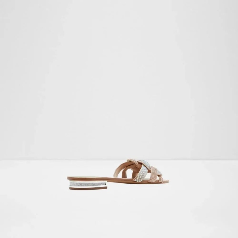 Rosa-guld Aldo Fashion Tydeus Slip-on Sandal Til Kvinder