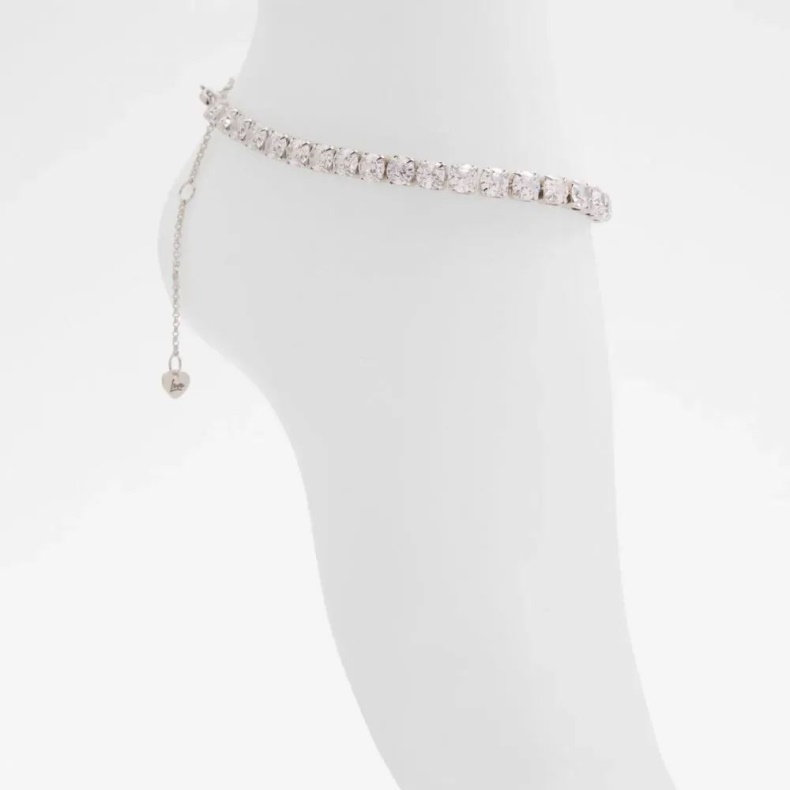 Aldo Fashion Varqa Tilbehør Til Kvinder Ankelkæde Sølv