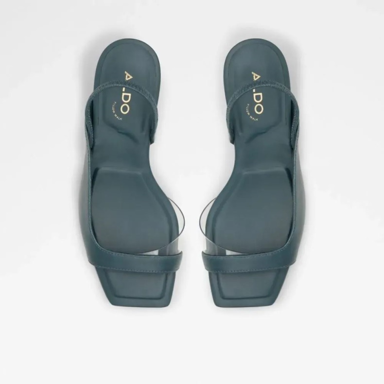 Mode Aldo Teal Valencia Sandal Med Slynge-back Til Kvinder