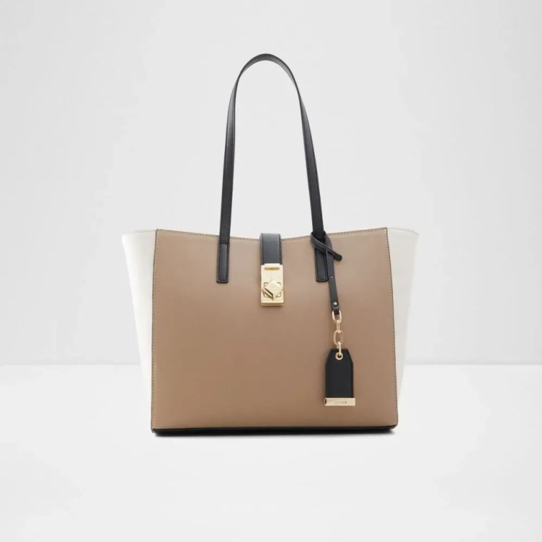 Aldo Mørk-beige Modewiciewiel Håndtaske Til Kvinder