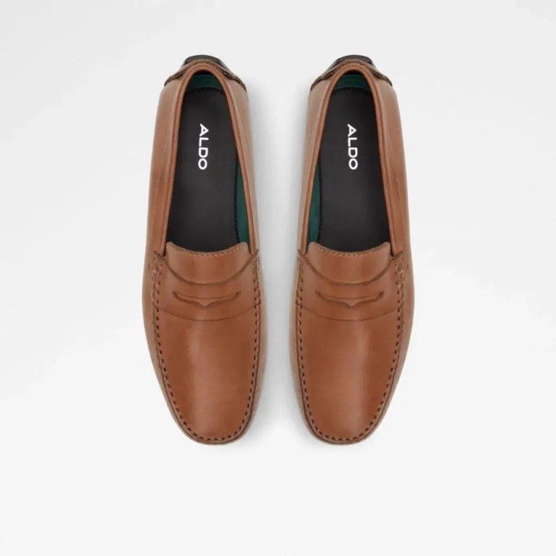 Mode Cognac Aldo Ybardo Mænds Penny Driver