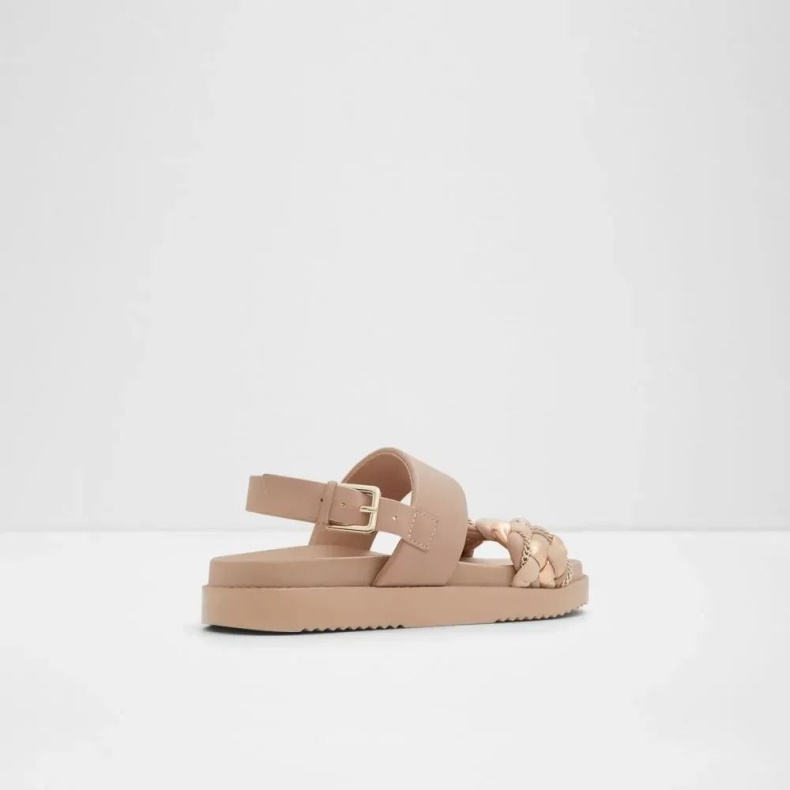 Yboha Todelt Flade Sandaler Til Kvinder, Rosa-guld Aldo