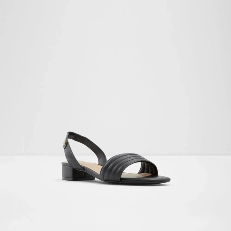 Sort Zarewen Kvinders Flade Sandal Mode Aldo